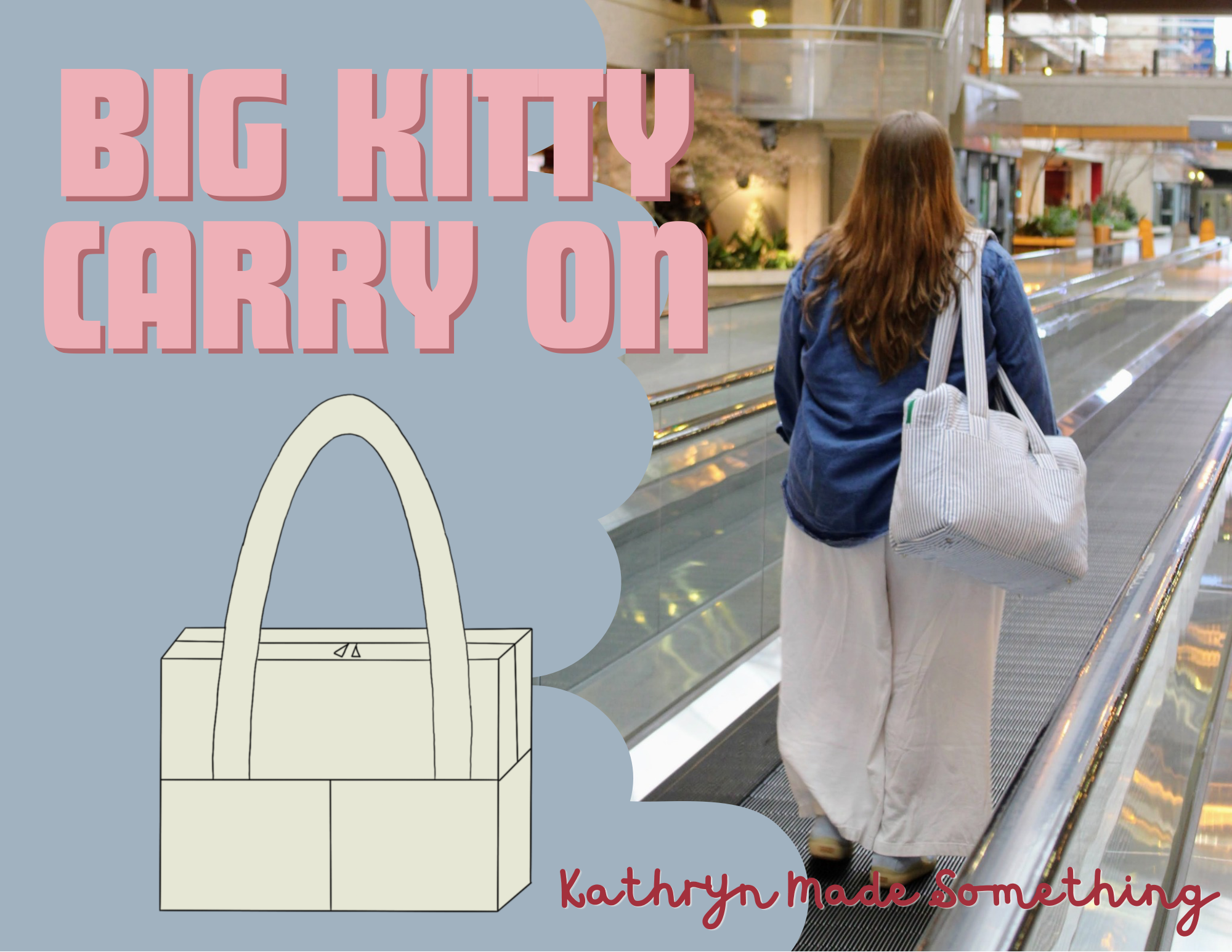 Big Kitty Carry On Digital Sewing Pattern